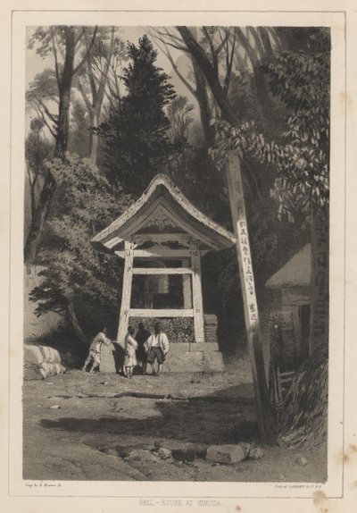 Bell-House at Simoda, 1855 by Eliphalet Brown